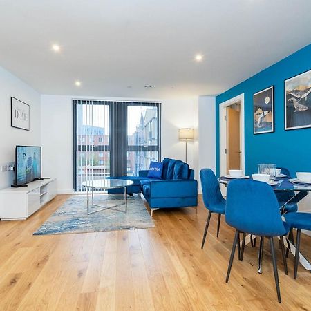 Maevela Apartments - Luxury Broad St Apartment - 2 Bed, 2 Bath - City Centre/Cube/Mailbox - With Underground Parking ✓- L Shape Sofa, Large 50 Inch Smart Tv With Free Netflix & Wifi 伯明翰 外观 照片