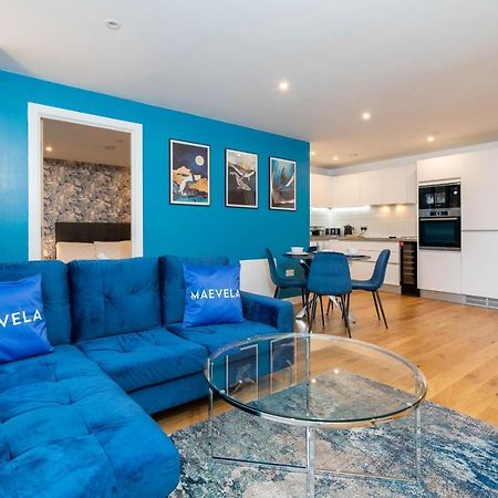 Maevela Apartments - Luxury Broad St Apartment - 2 Bed, 2 Bath - City Centre/Cube/Mailbox - With Underground Parking ✓- L Shape Sofa, Large 50 Inch Smart Tv With Free Netflix & Wifi 伯明翰 外观 照片