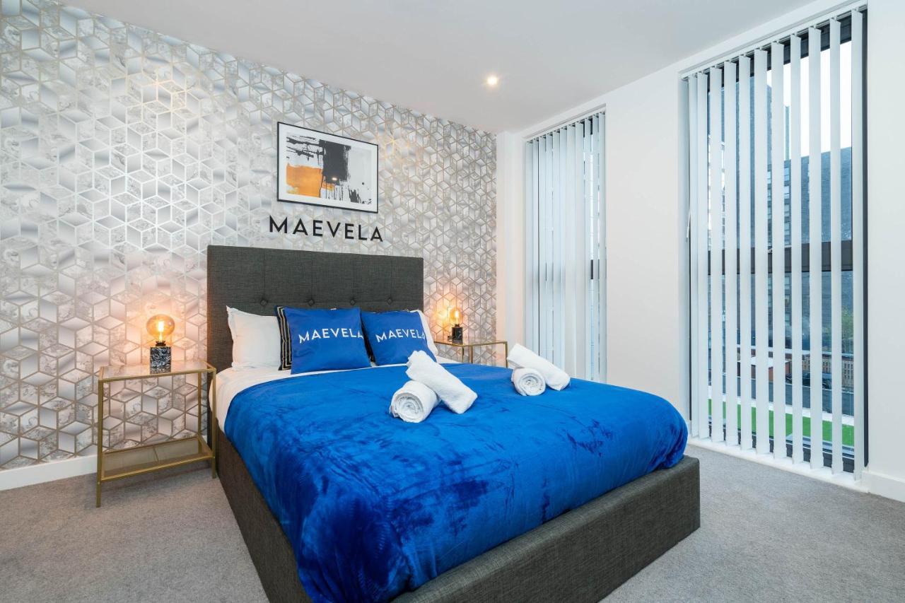 Maevela Apartments - Luxury Broad St Apartment - 2 Bed, 2 Bath - City Centre/Cube/Mailbox - With Underground Parking ✓- L Shape Sofa, Large 50 Inch Smart Tv With Free Netflix & Wifi 伯明翰 外观 照片