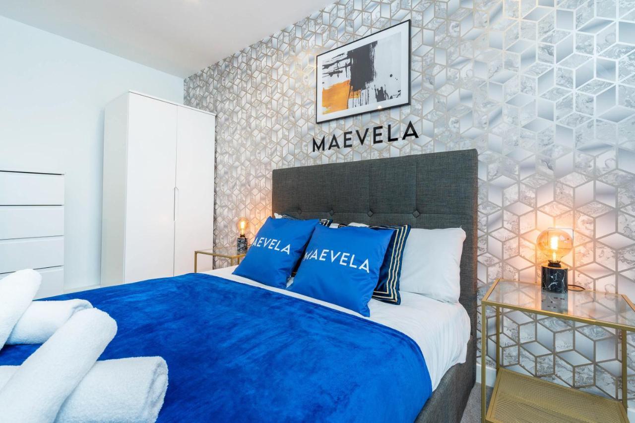 Maevela Apartments - Luxury Broad St Apartment - 2 Bed, 2 Bath - City Centre/Cube/Mailbox - With Underground Parking ✓- L Shape Sofa, Large 50 Inch Smart Tv With Free Netflix & Wifi 伯明翰 外观 照片